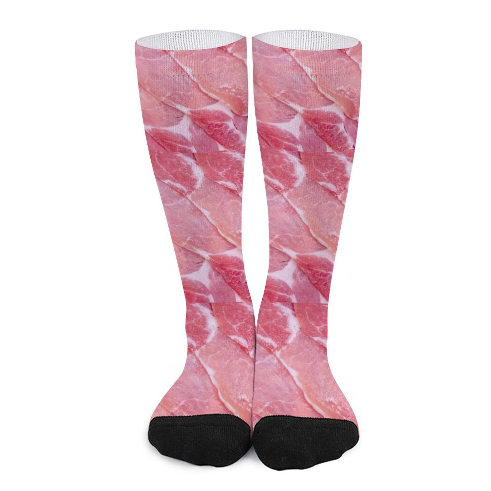 Funny Fruit Colorful Novelty Crew Socks - All Season Breathable Moisture-Wicking Unisex Socks for Men & Women - Perfect for Casual Wear, Gifts, and Costume Parties
