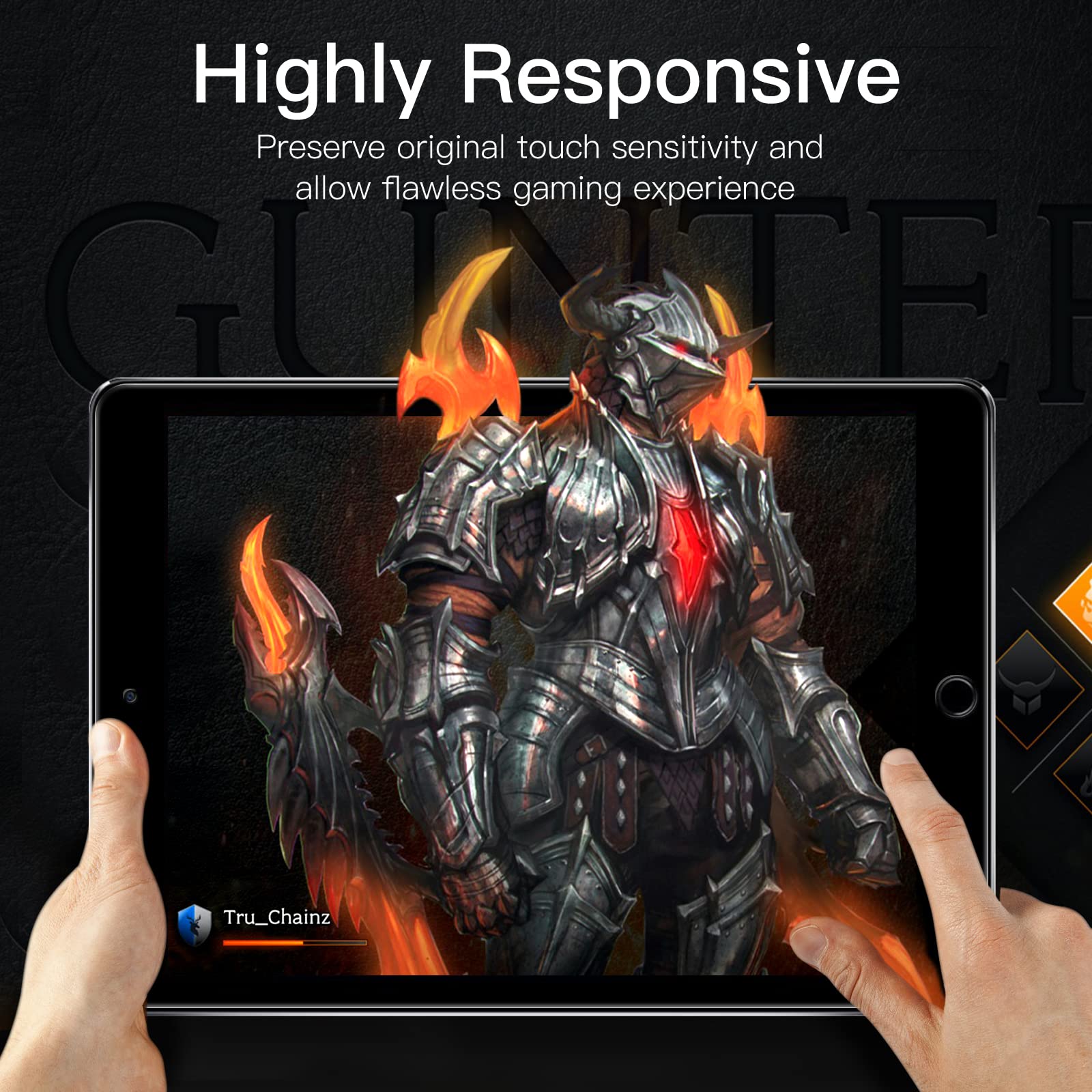 JETech Privacy Screen Protector for iPad 9.7-Inch (2018/2017 Model, 6th/5th Gen), iPad Air 2/1, iPad Pro 9.7 - Anti-Spy Tempered Glass Film - Perfect for Office, Travel & Public Use