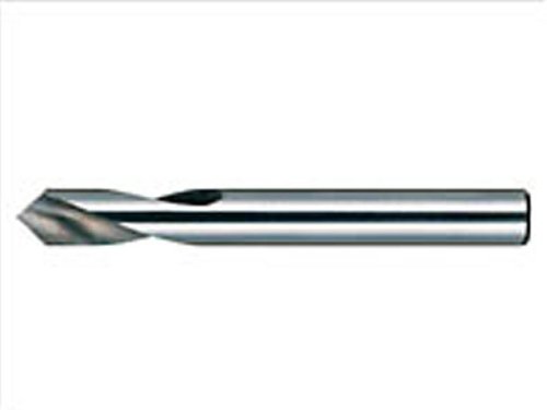 High Speed Steel A1228.0X90 Short Spotting Drill - Bright Coating, 90°-120° Drill Point Angle, 8mm Head Diameter, 33mm Flute Length (10-Pack) for Precision Metalworking & Jewelry Making