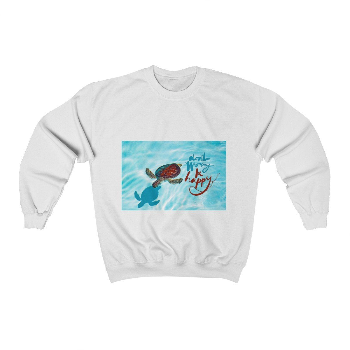Don't Worry Be Happy Sweatshirt - Trendy Unisex Pullover for Casual Wear & Street Style - Perfect for Everyday Comfort, Weekend Outfits, and Relaxing at Home