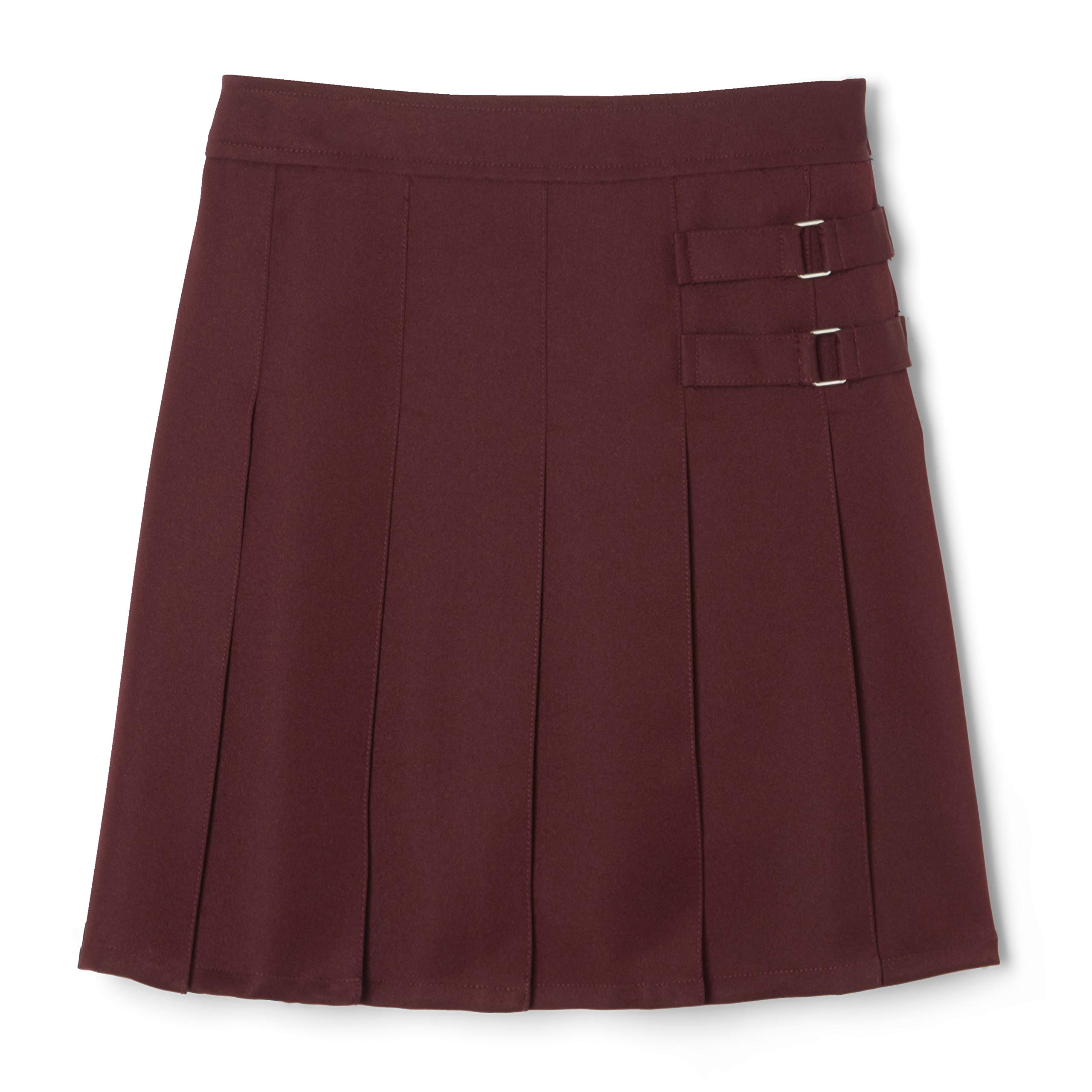 French Toast Girls Adjustable Waist Two-Tab Pleated-Front Scooter Skirt - Perfect for School Uniforms, Playdates & Special Occasions