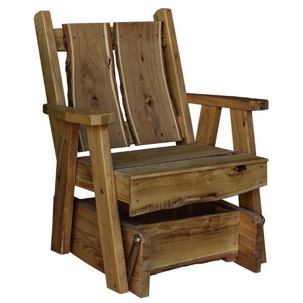 A & L Furniture Blue Mountain Timberland Glider Chair - Comfortable Rocking Recliner for Nursery, Living Room & Patio - Perfect for Relaxing, Nursing & Reading