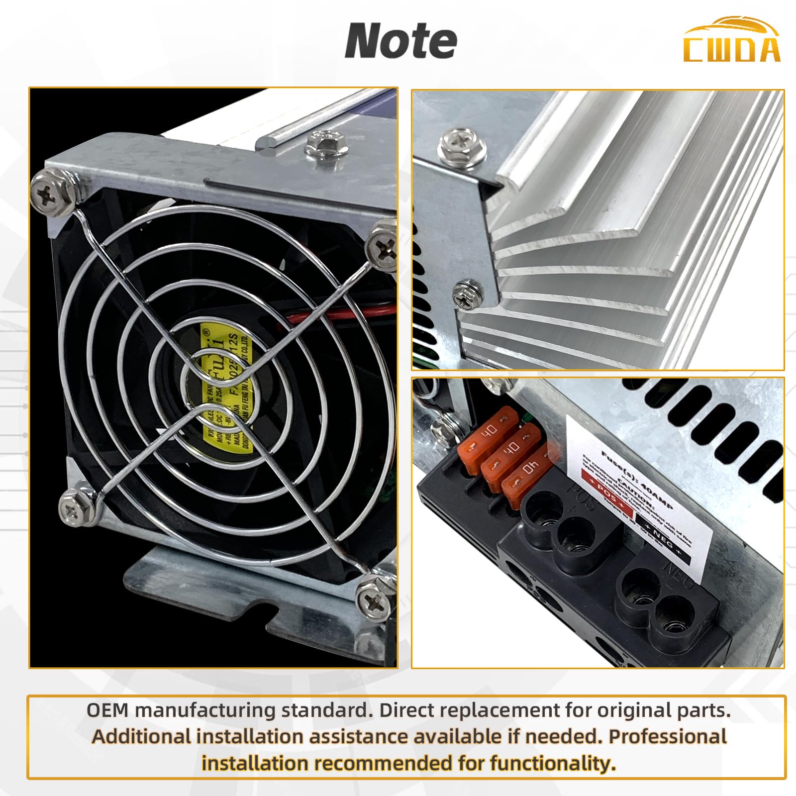 Progressive Dynamics PD9280AV 80 Amp 12V RV Power Converter & Charger with Inteli-Power 9200 Series & Built-in Charge Wizard for Campers, Trailers, Motorhomes - Reliable Power Supply for Off-Grid Adventures & Boondocking