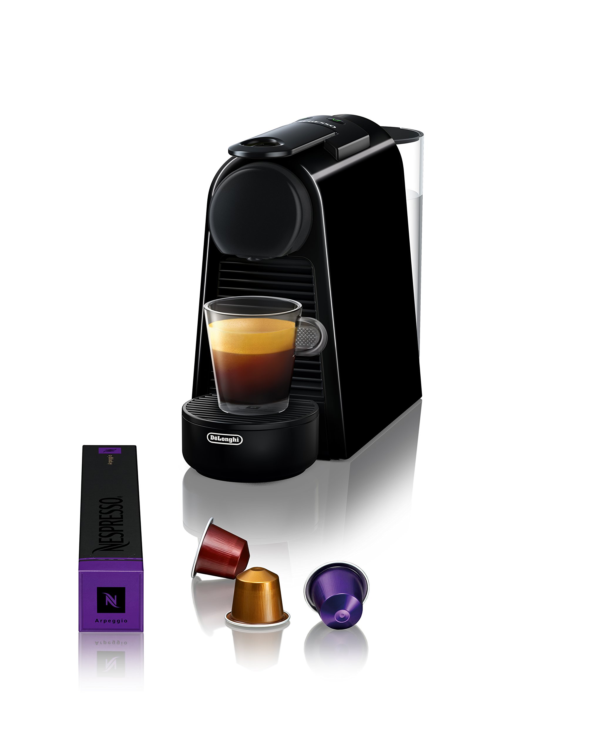 Nespresso Essenza Mini Compact Espresso Machine - 20.3oz Black | Perfect for Home, Office & Small Spaces | Fast Brewing & Energy Efficient