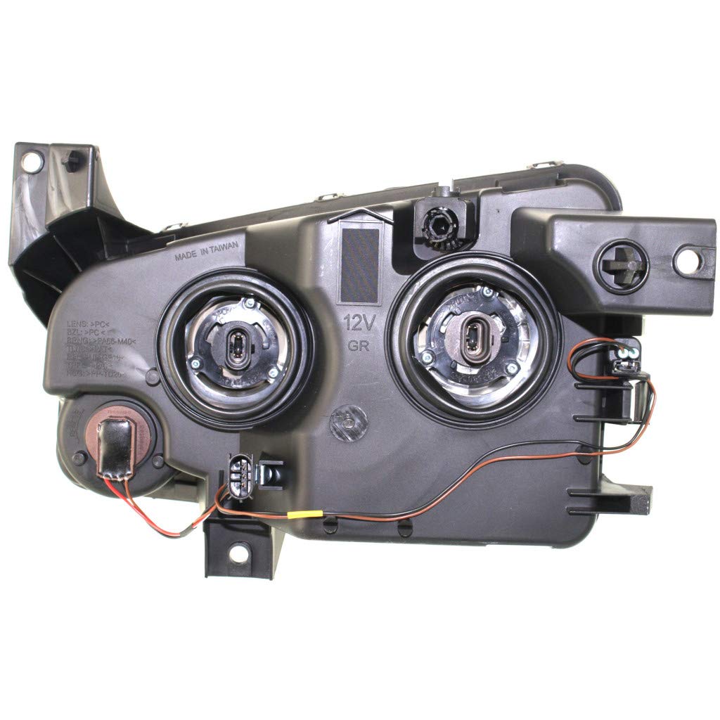 Dodge Charger Headlight Assembly Replacement for 2006-2011 Models - Passenger Side (CH2503163, 4806164AF) | Perfect for Night Driving & Vehicle Restoration Projects