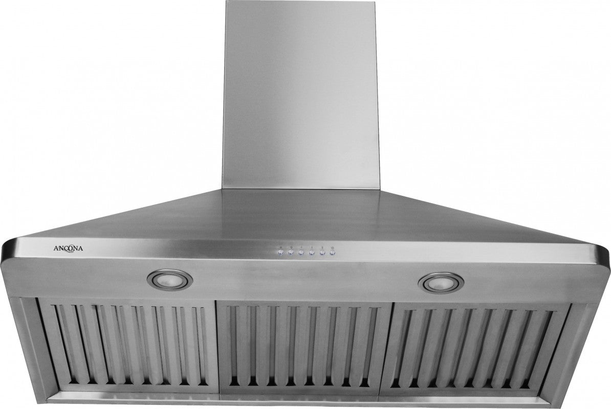 36 in. Rapido Chef 900 CFM Ducted Wall Mount Range Hood - Powerful Kitchen Ventilation for Smoke & Odor Removal - Perfect for Home Cooking, Grilling & Heavy Duty Use