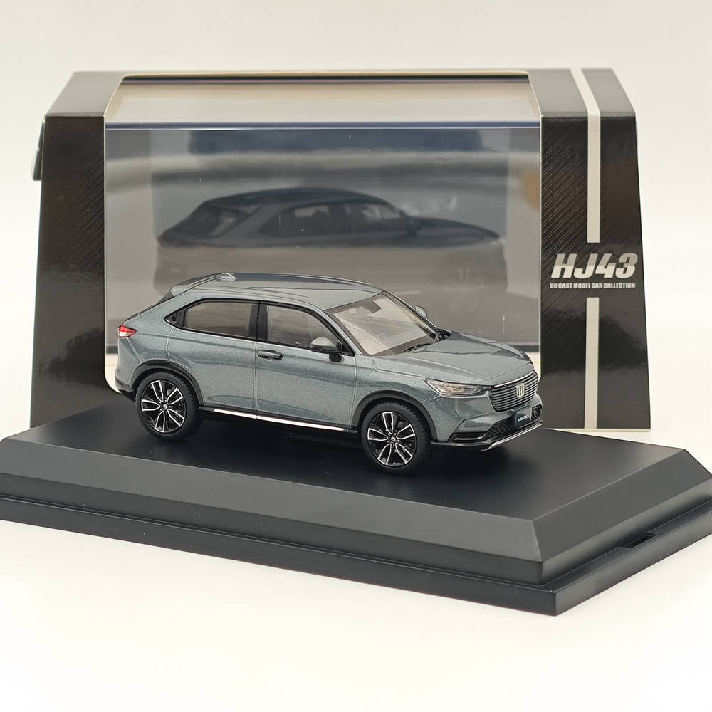 1/43 Scale Honda VEZEL e:HEV Z Meteoroid Gray Diecast Model Car - Collectible Miniature Vehicle for Display & Gifts | Perfect for Car Enthusiasts, Model Collectors, and Office Desk Decor