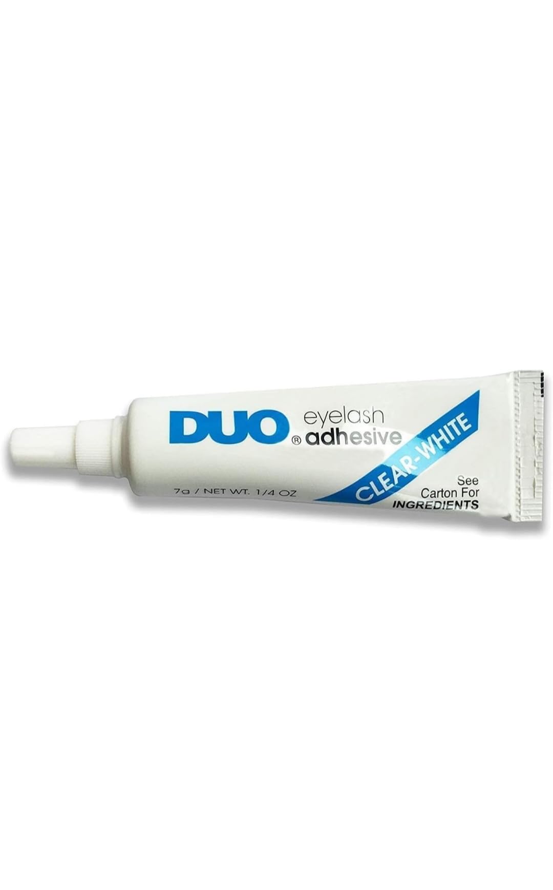 KISHMEHAR Waterproof Eyelash Glue - 9g Fast Drying Adhesive for False Lashes (Clear & White) | Long Lasting, Hypoallergenic Lash Glue for Daily Makeup & Special Occasions