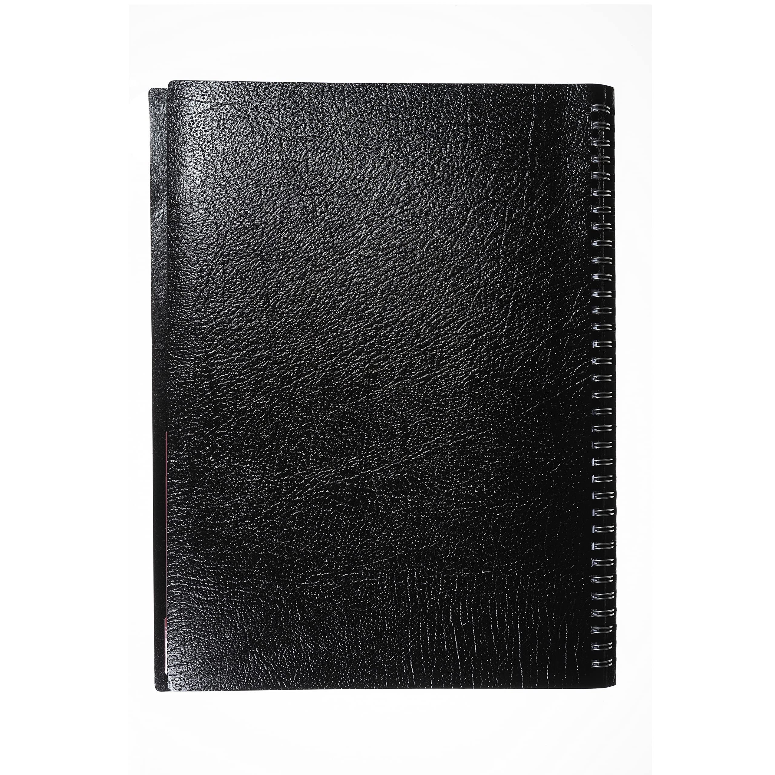 Collins Leadership 2025 Professional Diary - A4 Day Per Page Business Planner with Leathergrain Cover (4-Person Appointments, Graphite CP6742.99-25) - Perfect for Executives, Managers & Entrepreneurs - Ideal for Office Meetings, Client Scheduling & Daily Task Organization