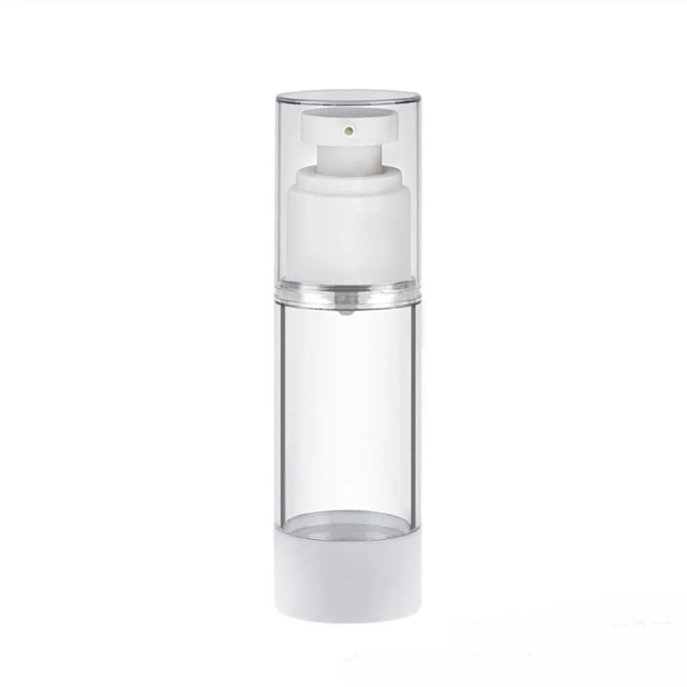 15ml 30ml 50ml 80ml 100ml Empty Serum Bottles with Vacuum Pump, Plastic Lotion Bottles for Face Cream, Airless Cosmetic Containers (50ml Lotion Bottle) - Perfect for Skincare, Travel & DIY Beauty Products