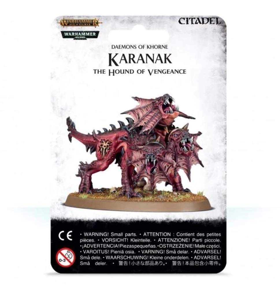 Warhammer AoS & 40k Khorne Karanak Hound - Tabletop Miniature for Wargaming