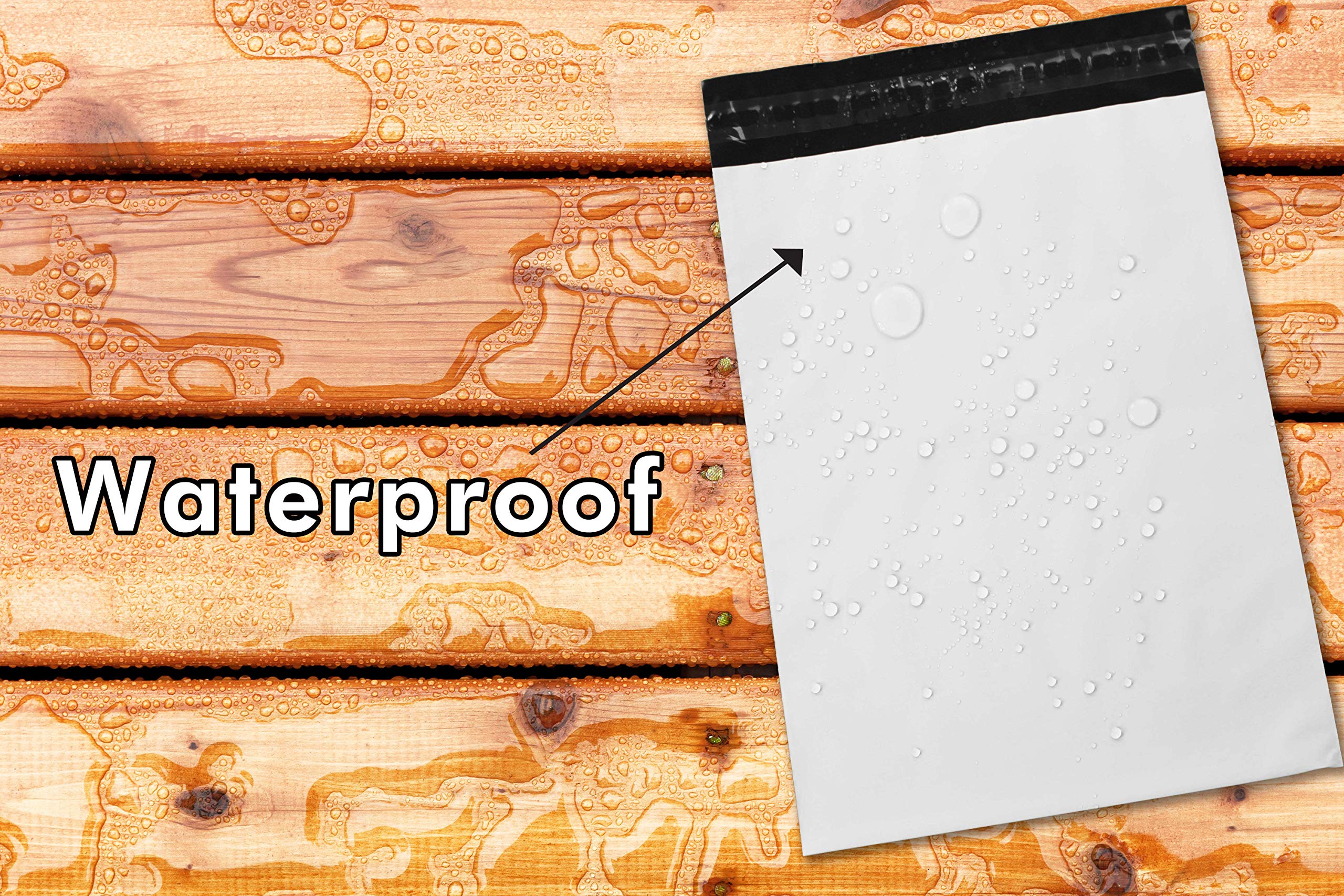 2000 Pcs 9x12 Inches Self-Adhesive Poly Mailer Envelopes - 2.35 MIL Thick Waterproof & Tear-Proof Shipping Bags with Privacy Shield - Perfect for Ecommerce, Mailing, and Package Protection