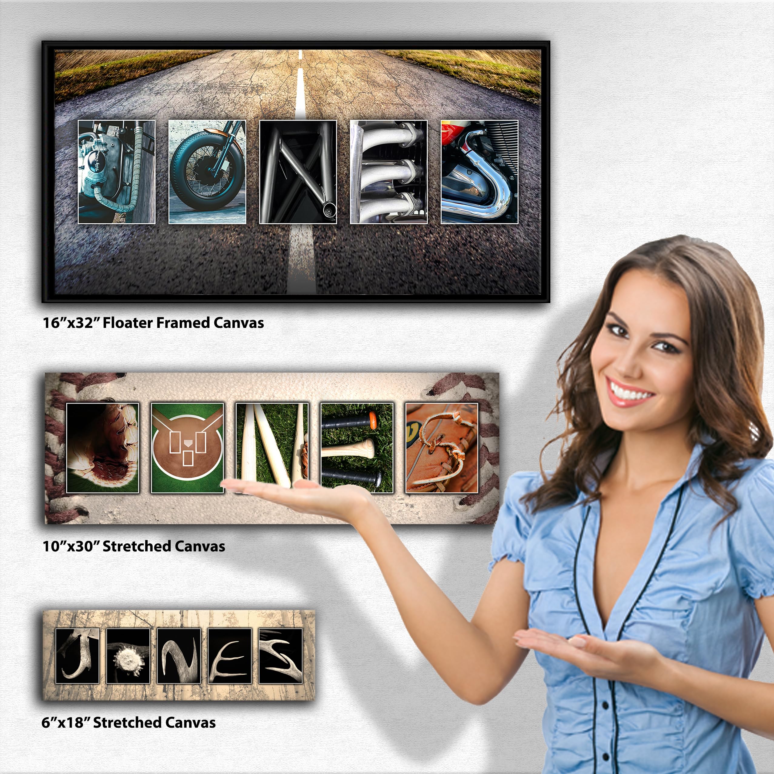 Personalized Candy Name Art - Custom Sweet Dessert Gift for Birthdays & Parties (6.5x18 Inch Block Mount) - Perfect for Baby Showers, Wedding Favors & Home Decor