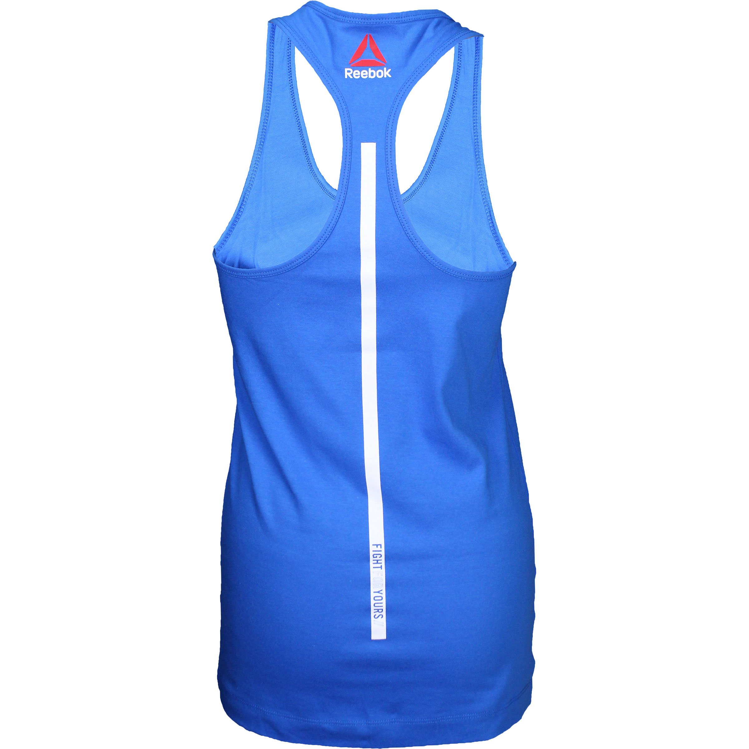 Reebok UFC Fan Tank Top for Men - Blue - Large Size - Comfortable & Breathable MMA Workout Shirt for Gym, Training & Casual Wear