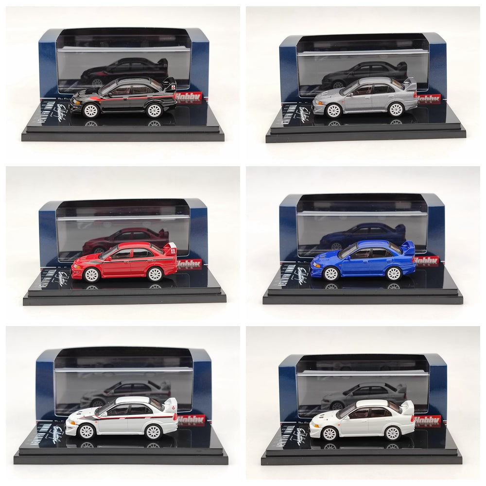 1/64 Scale Mitsubishi Lancer Evolution VI TME CP9A Diecast Model Car - Limited Edition Collectible Toy for Adults, Hobby Japan - Perfect for Display, Car Enthusiast Gifts & Racing Fans Collection