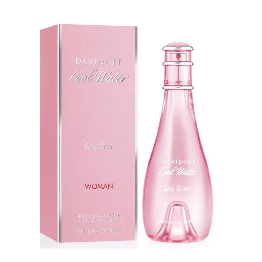 Cool Water Sea Rose Eau de Toilette for Women - 100ml Floral Fresh Perfume Spray - Perfect for Daily Wear, Office & Romantic Dates