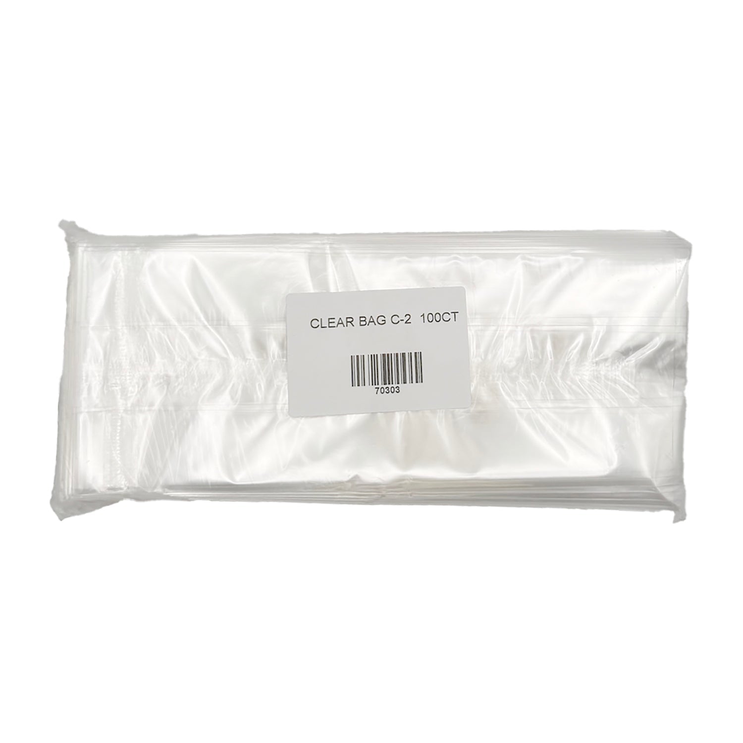 Clear Plastic Bags 100 Pack | 12x15 Inch Reusable Storage Bags for Organizing, Travel, and Retail Packaging