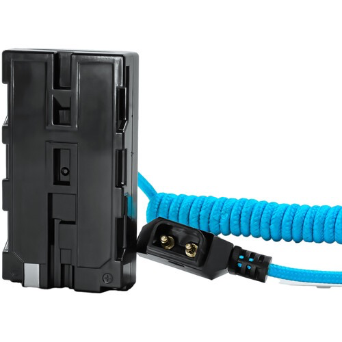 Kondor Blue D-Tap to Sony L Series Dummy Battery Power Cable - Compatible with Sony Cameras for Continuous Power Supply During Filming & Photography