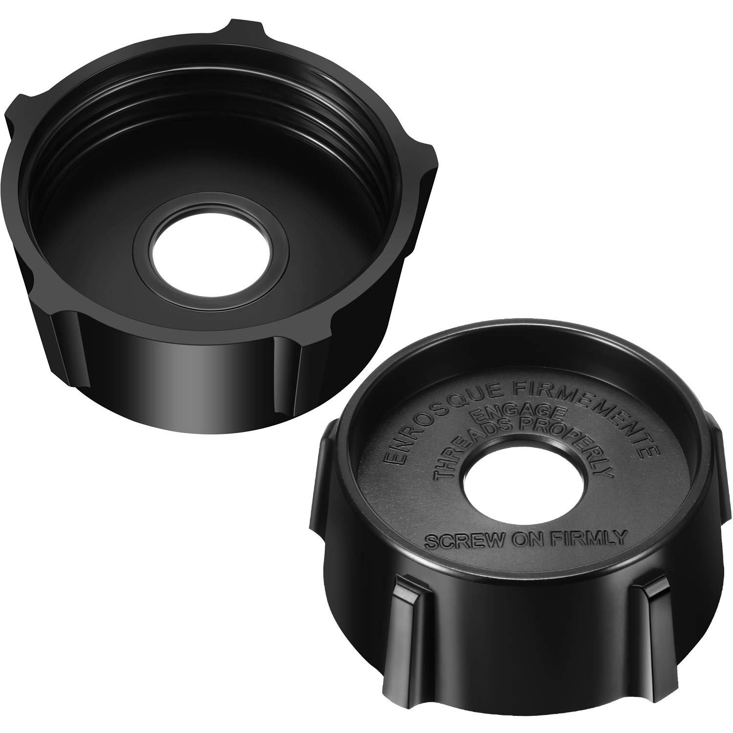 2-Pack Oster Blender Replacement Jar Base - 4902 Compatible Bottom Cap for Oster Blenders - Perfect for Smoothies, Shakes & Food Prep