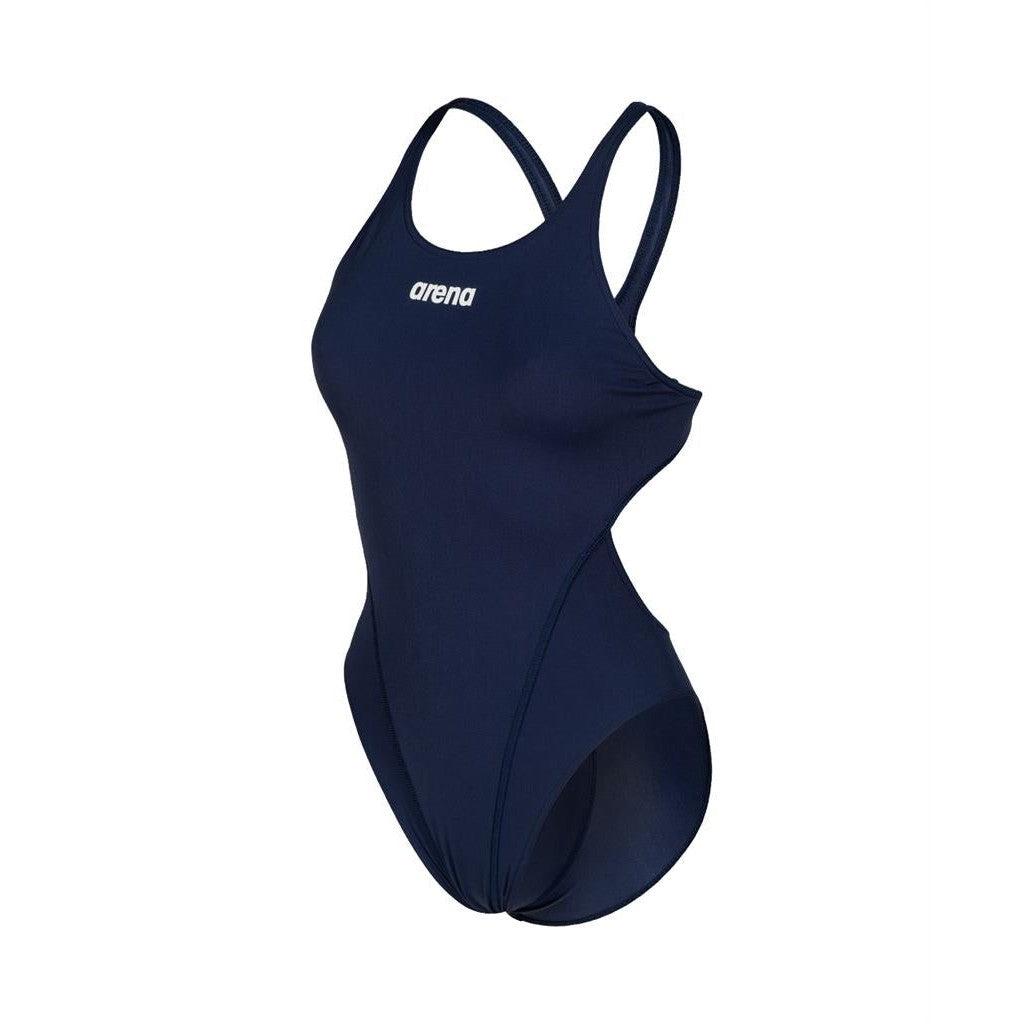 W Team Swim Tech Solid Women's Competition One Piece Swimsuit - High Performance Training & Racing Suit for Professional Swimmers