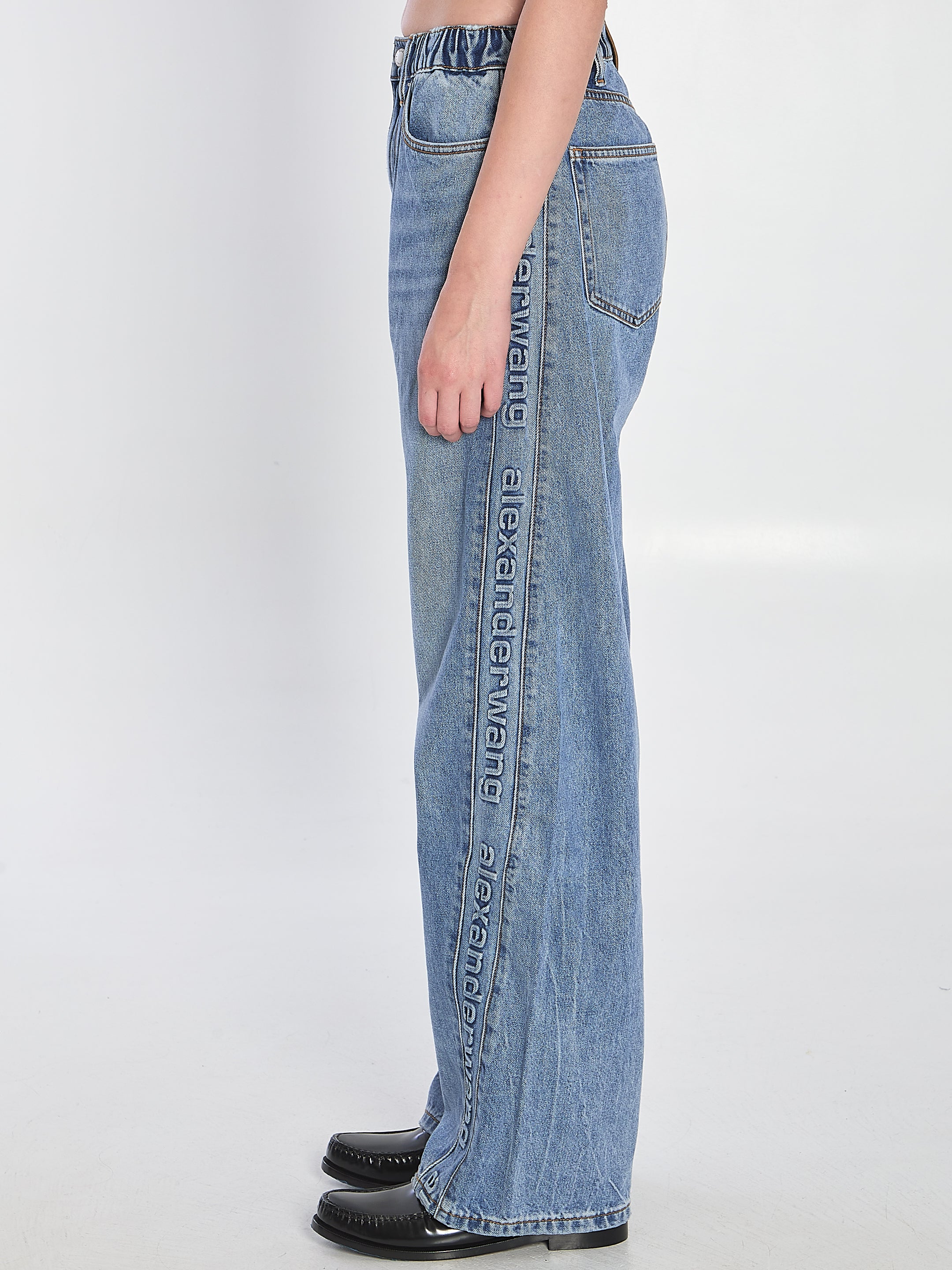 Alexander Wang Balloon Fit Joggers - Women's High Waisted Sweatpants for Lounge & Streetwear | Comfortable Casual Athleisure Pants for Yoga, Running & Everyday Wear