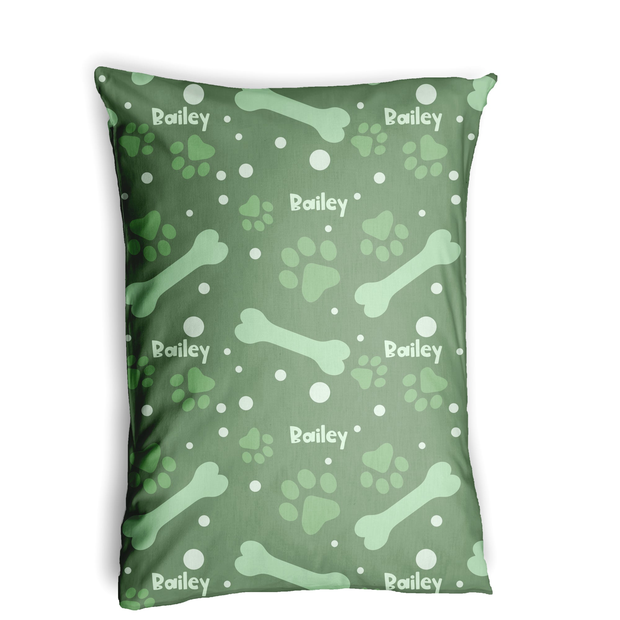 Custom Pet Pillow with Paws 'n Bones Design - Personalized Dog & Cat Cushion for Home Decor, Sofa, Bed, or Gift