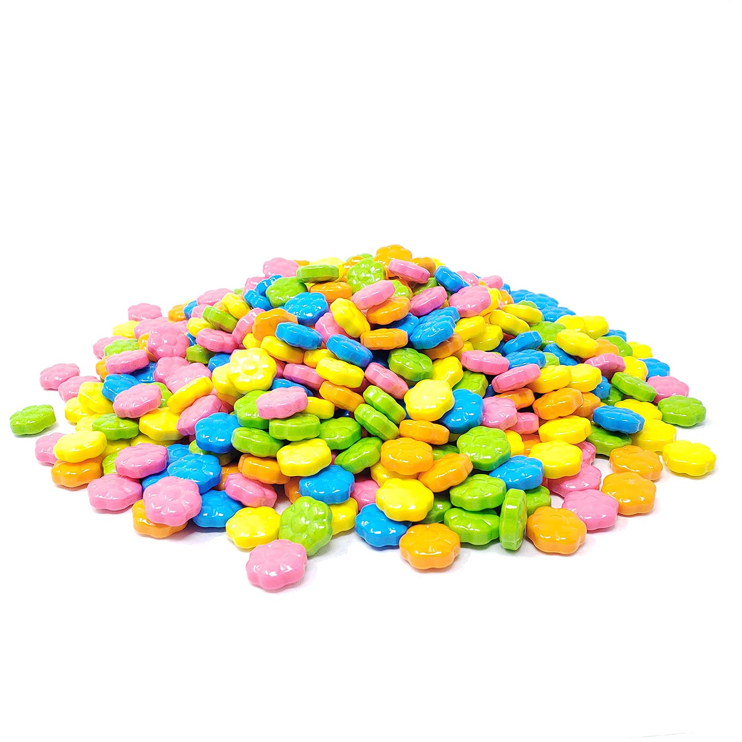 Flower Power - 1 Lb Flower Shaped Candy for Gifts, Parties & Dessert Decorations | Bulk Candy for Weddings, Baby Showers & Birthday Celebrations