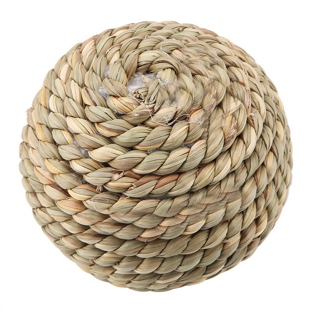 Zerodis Natural Wild Vetch Rabbit Chew Toy - Fun Interactive Training Ball for Small Pets - Perfect for Bunny Playtime & Dental Health