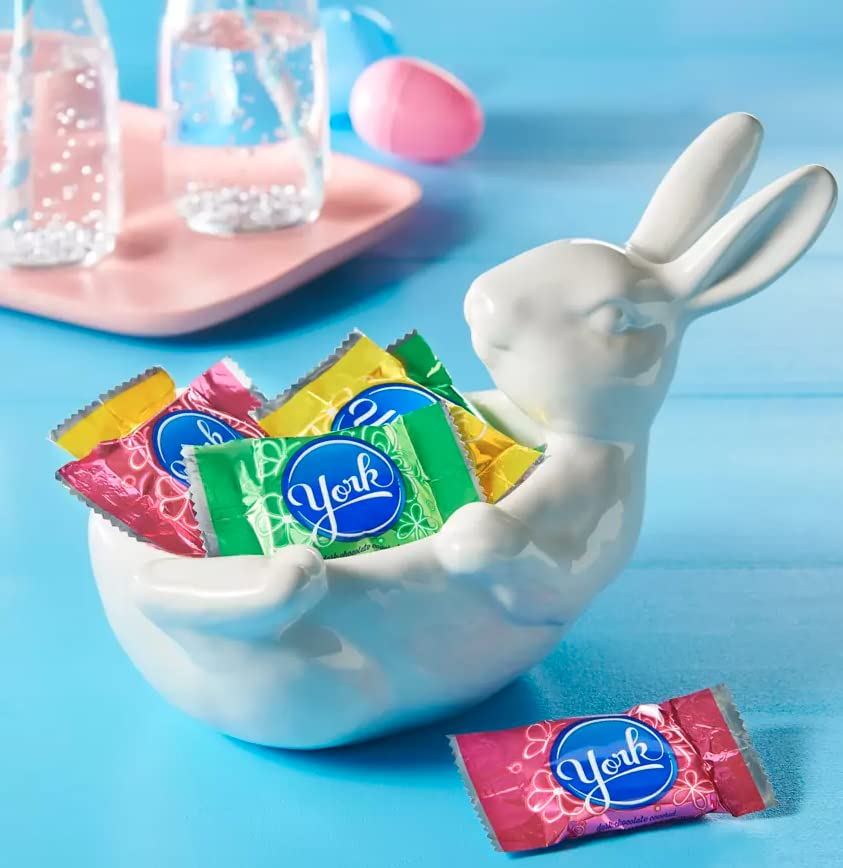 Easter York Eggs - 5 LB Bulk Dark Chocolate Covered Peppermint Patties in Spring Pastel Colors - Individually Wrapped for Egg Hunts, Easter Basket Fillers, Party Favors & Spring Celebrations