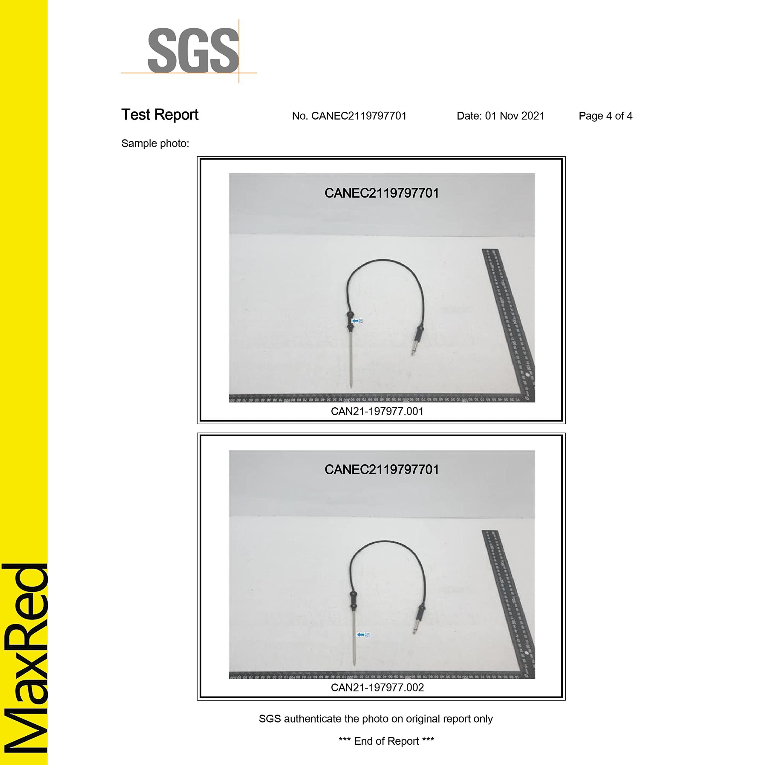 Electrolux Frigidaire Kenmore Sears Samsung Range Stove Oven Grill Baker Microwave Combo Meat Probe Thermometer Gauge Thermistor Replacement 318601302 - Perfect for Cooking, Grilling, Baking & Food Safety Monitoring