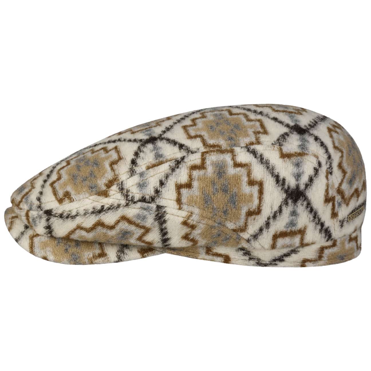 Stetson Navajo Driver Jersey Flat Cap - Vintage Style Men's Hat for Casual & Outdoor Wear | Perfect for Driving, Hiking, and Everyday Fashion