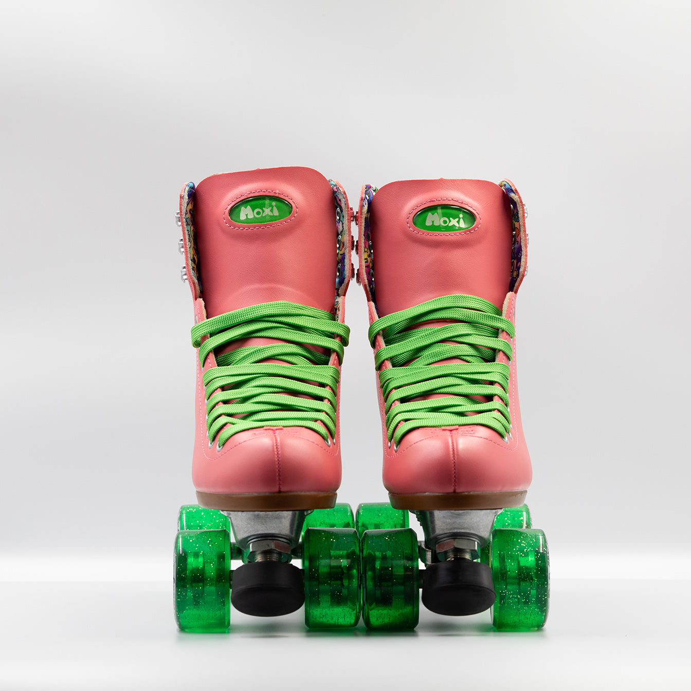 Moxi Roller Skates for Women - Beach Bunny Outdoor Skates with Watermelon Design | Perfect for Park, Beach & Street Skating