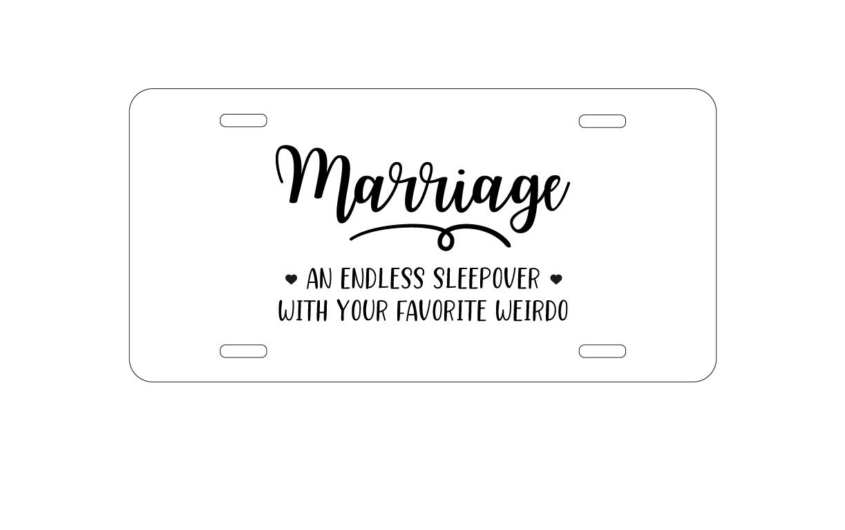 Custom Aluminum Vanity License Plate for Car Front - Personalized 