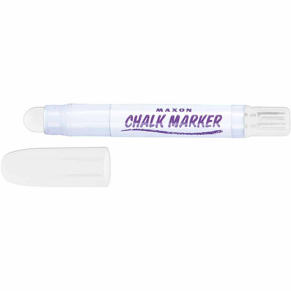 Holbein White Chalk Marker - Non-Toxic, Vibrant & Erasable - Perfect for Restaurants, Cafes, Schools & DIY Projects