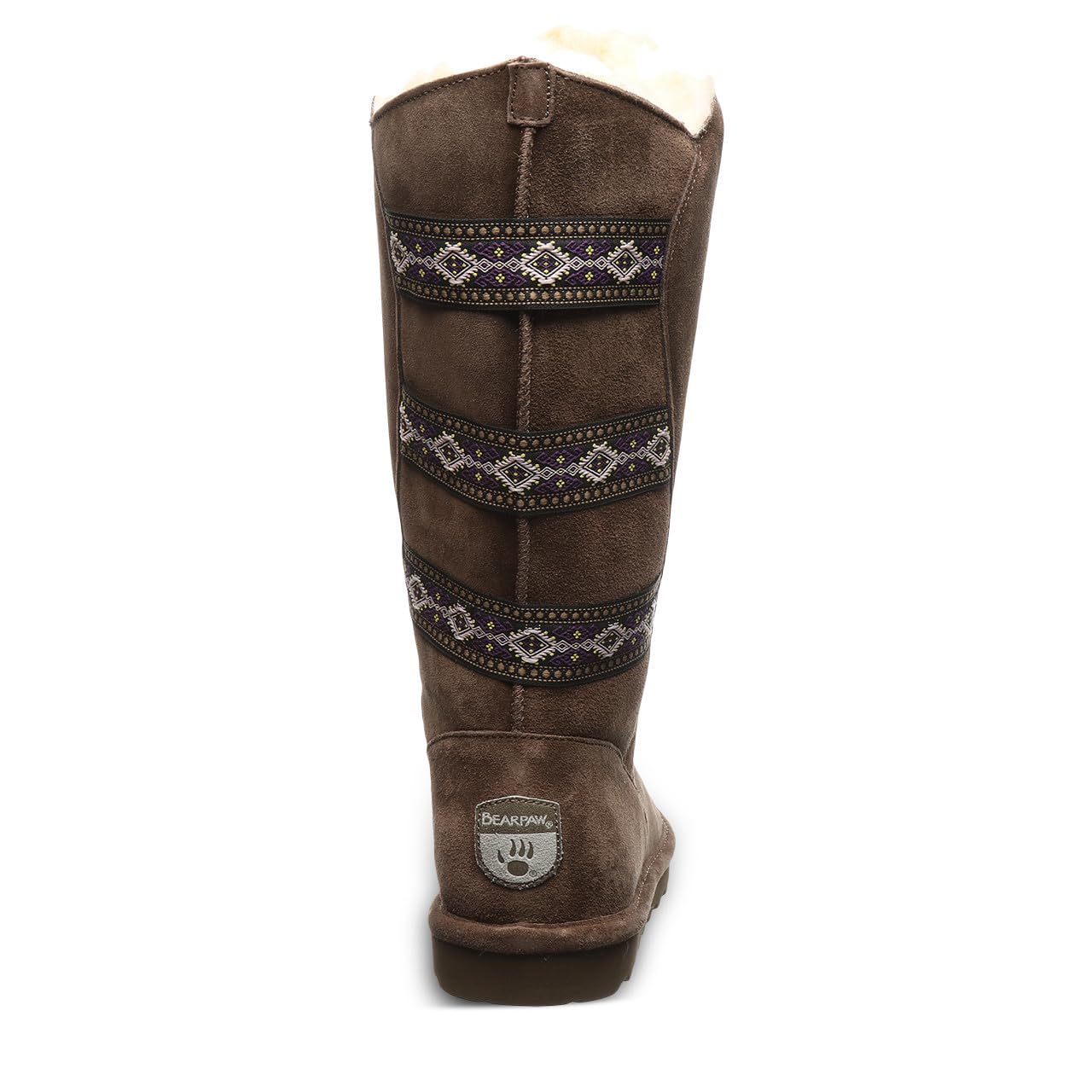 BEARPAW Women's Violet Suede Winter Boots - Classic Comfortable Ankle Boots for Cold Weather, Snow, Outdoor Activities & Casual Wear
