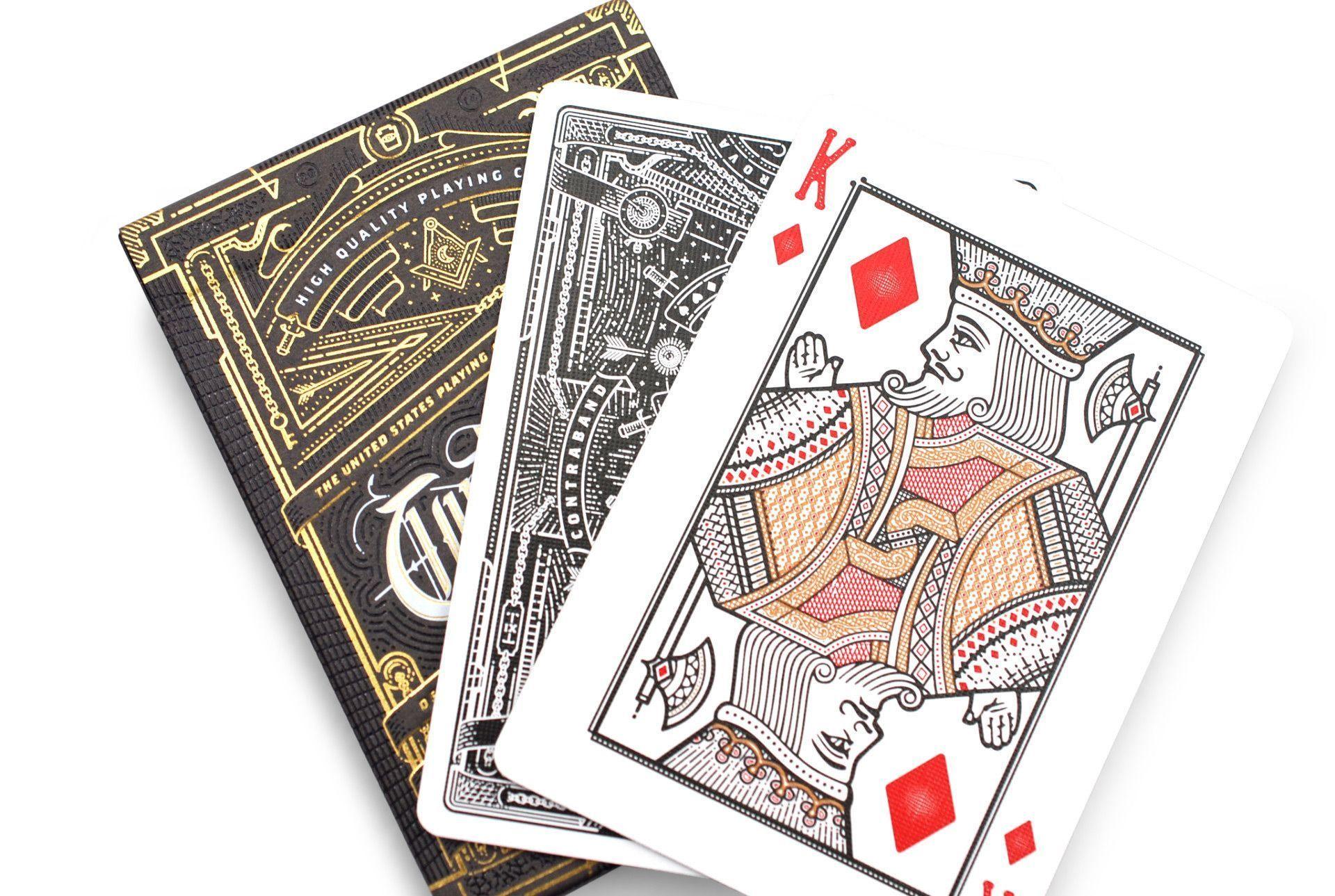 Contraband Playing Cards - Premium Quality Poker Cards for Magic Tricks, Card Games & Collectors | Perfect for Poker Nights, Magic Shows & Gifts