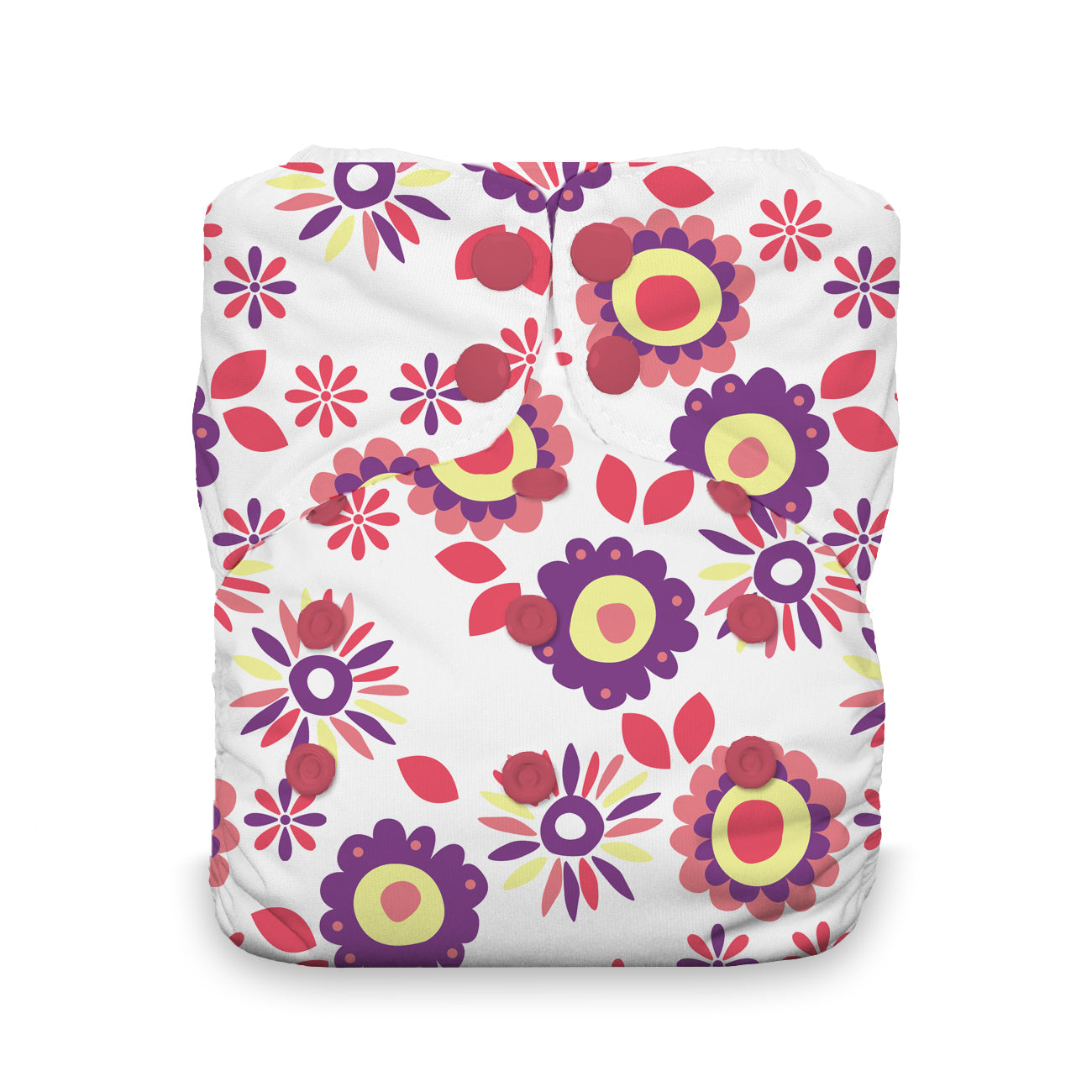 Thirsties Natural One Size All In One Cloth Diaper - Eco-Friendly, Adjustable Fit for Babies 0-36 Months - Perfect for Daycare, Travel & Overnight Use