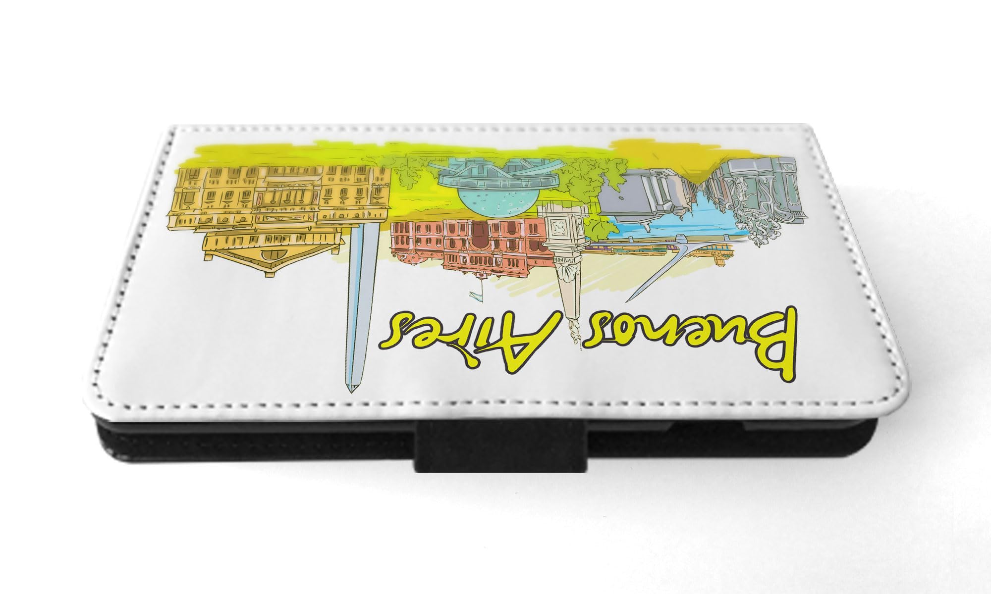 Premium Foxercases Buenos Aires Argentina FLIP Wallet Phone Case for Samsung Galaxy S23 - Stylish Protective Cover with Card Slots | Perfect for Travel, Work & Everyday Use