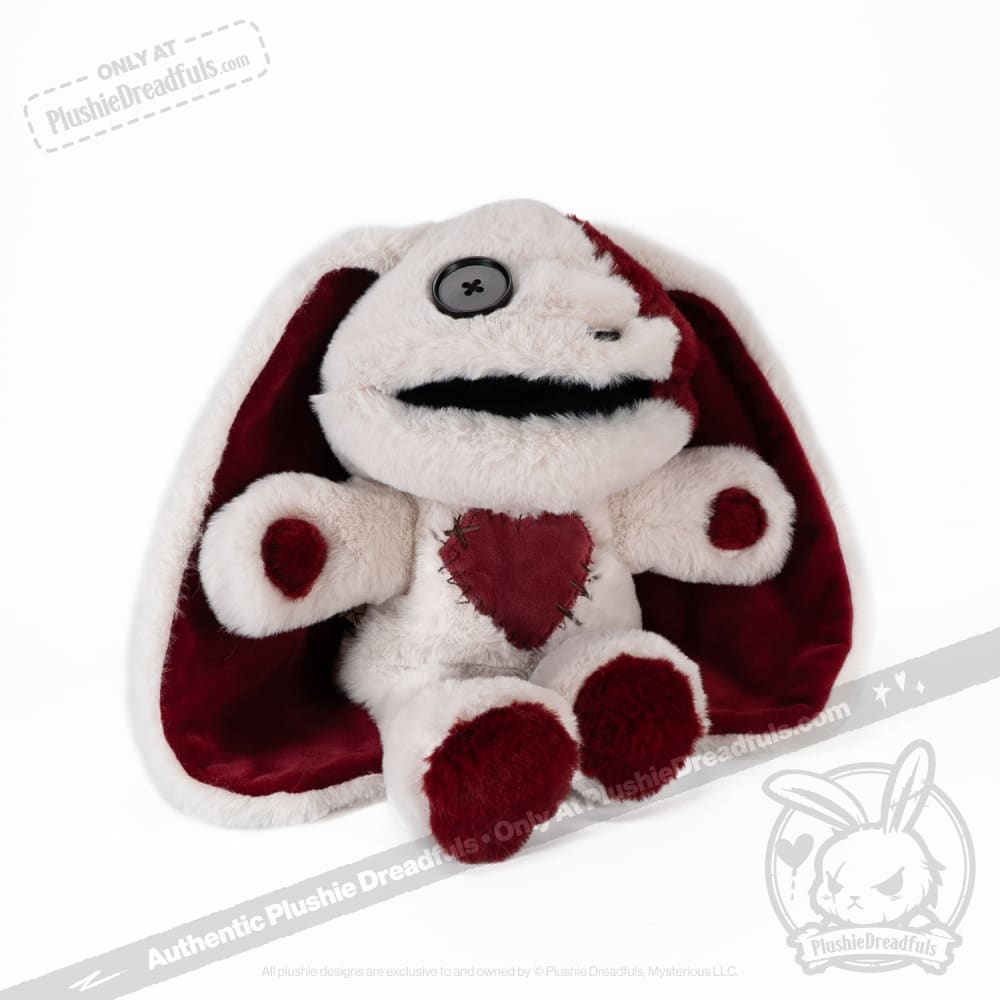 Plushie Dreadfuls Love Rabbit Plush Puppet - Soft Stuffed Animal Toy for Kids & Adults, Perfect for Cuddling, Gifts, and Home Decor