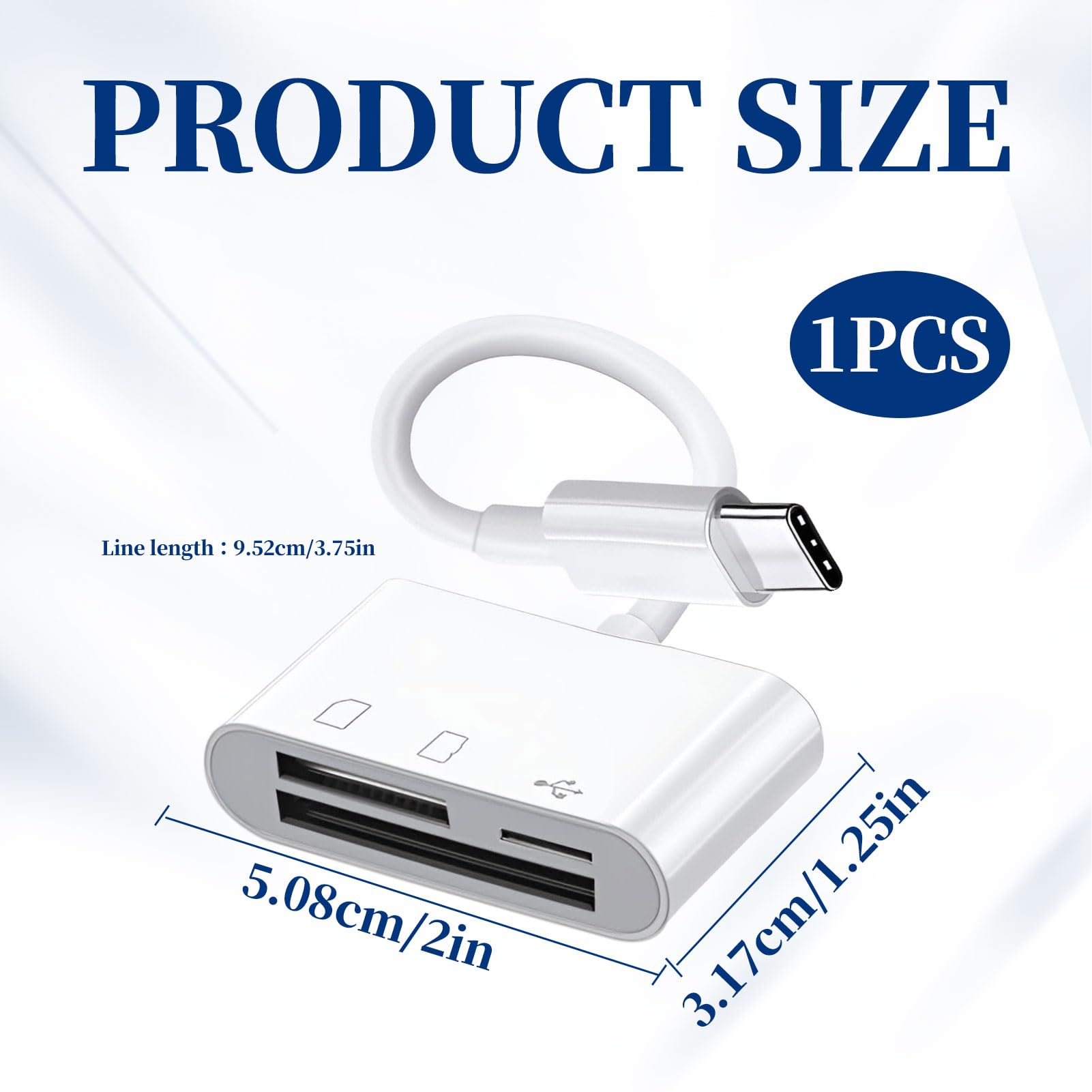 USB C SD Card Reader - High Speed for Cameras, iPad, MacBook - Daily Use