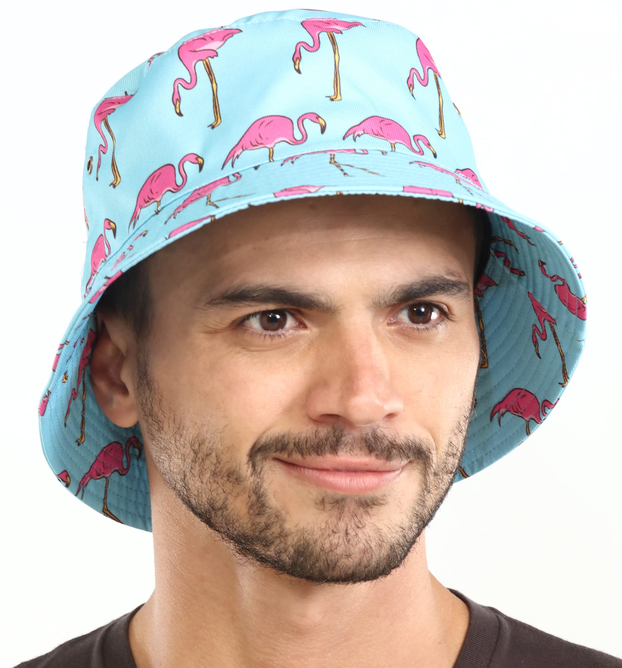 **Reversible Bucket Hats for Men & Women - Durable Summer Sun Hat for Teens & Girls - Fashionable & Cute Outdoor Beach Hat for Hiking, Travel & Casual Wear**