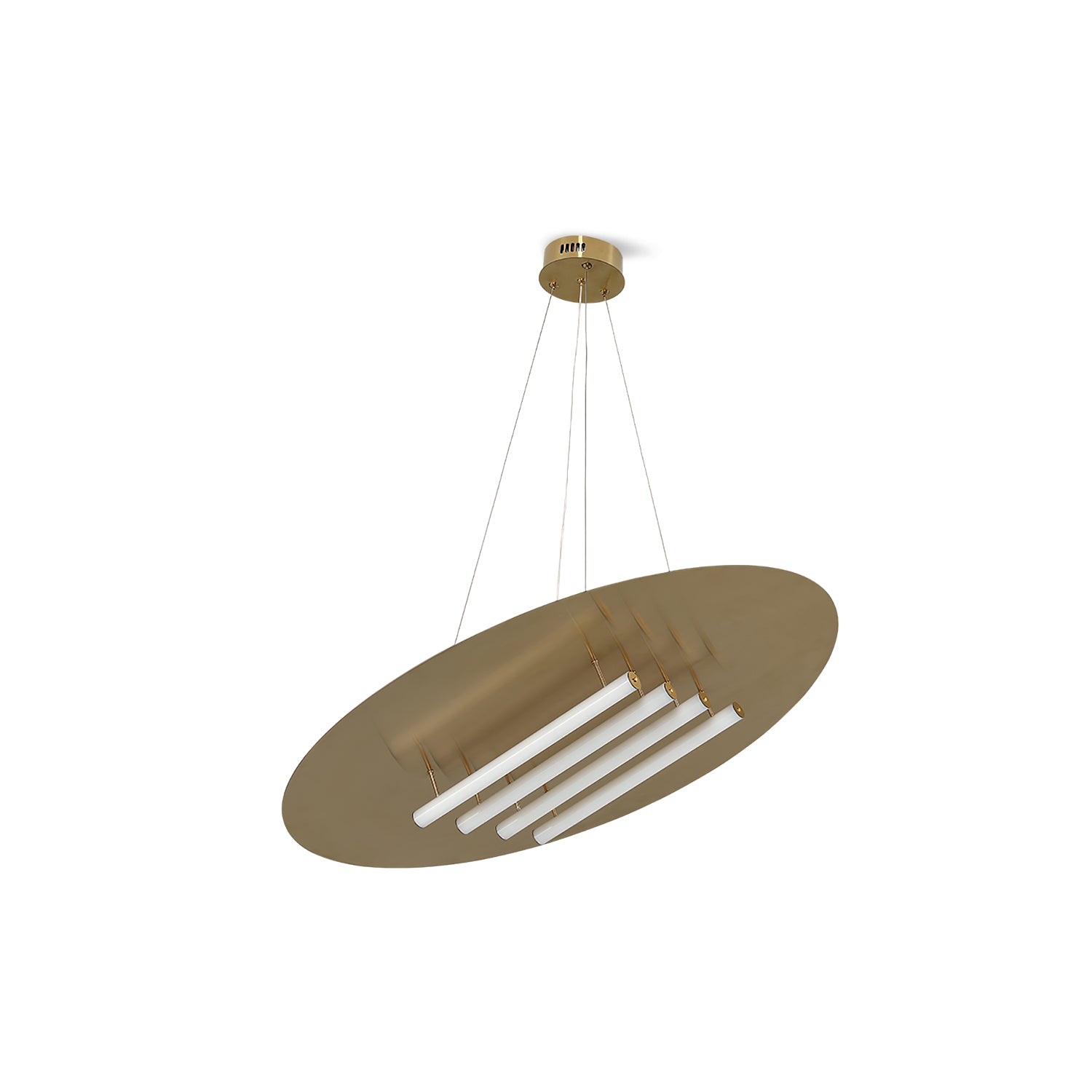 Modern Big Disc Pendant Lamp - Stylish Ceiling Light Fixture for Dining Room, Kitchen Island & Living Room Decor