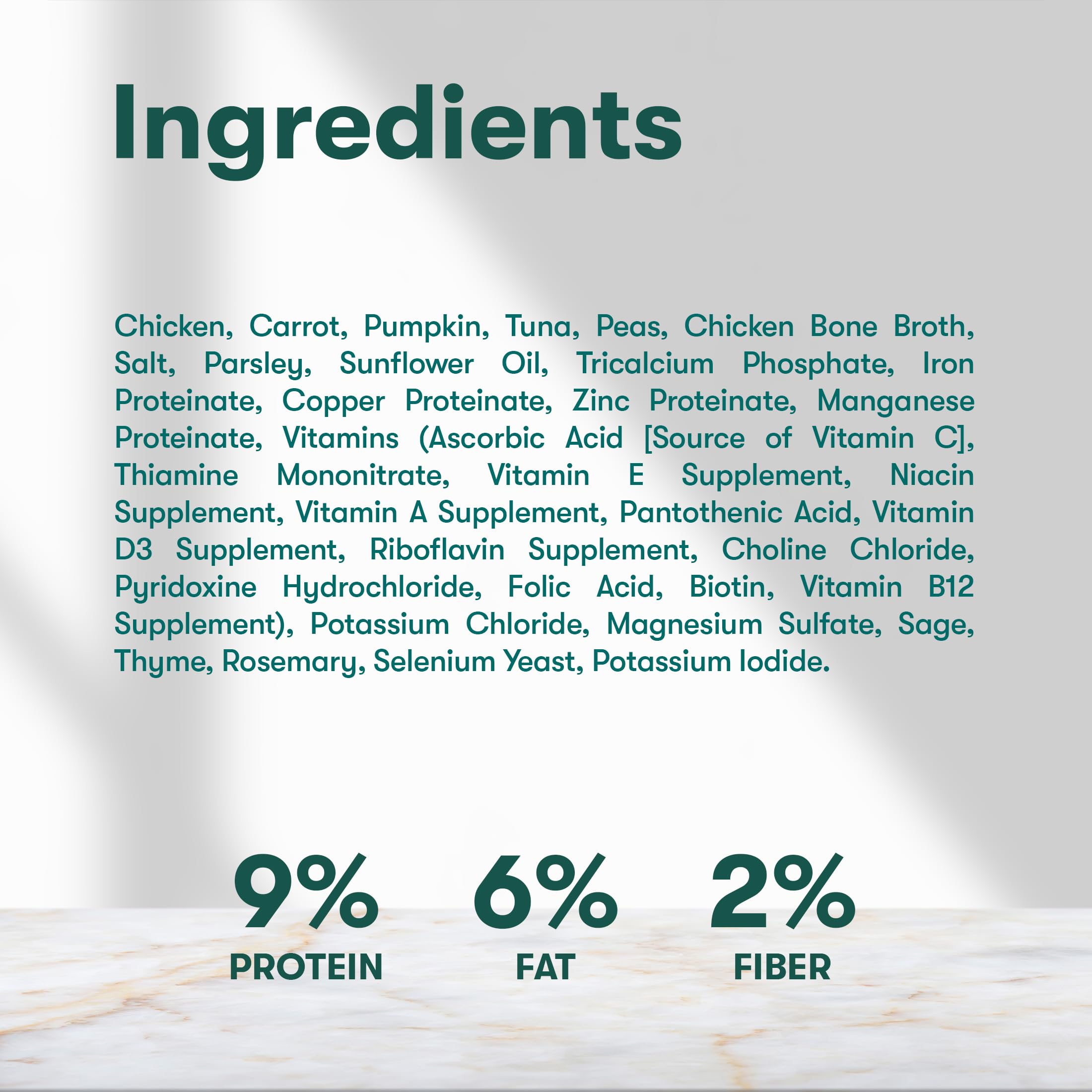 **Jinx Homemade Natural Wet Dog Food & Meal Topper - Chicken & Tuna Recipe with Bone Broth & Biotin - Grain-Free, No Fillers - for Adult & Senior Dogs - 9 oz Pouches (12-Pack) - Perfect for Topping Kibble or Mixing into Meals**
