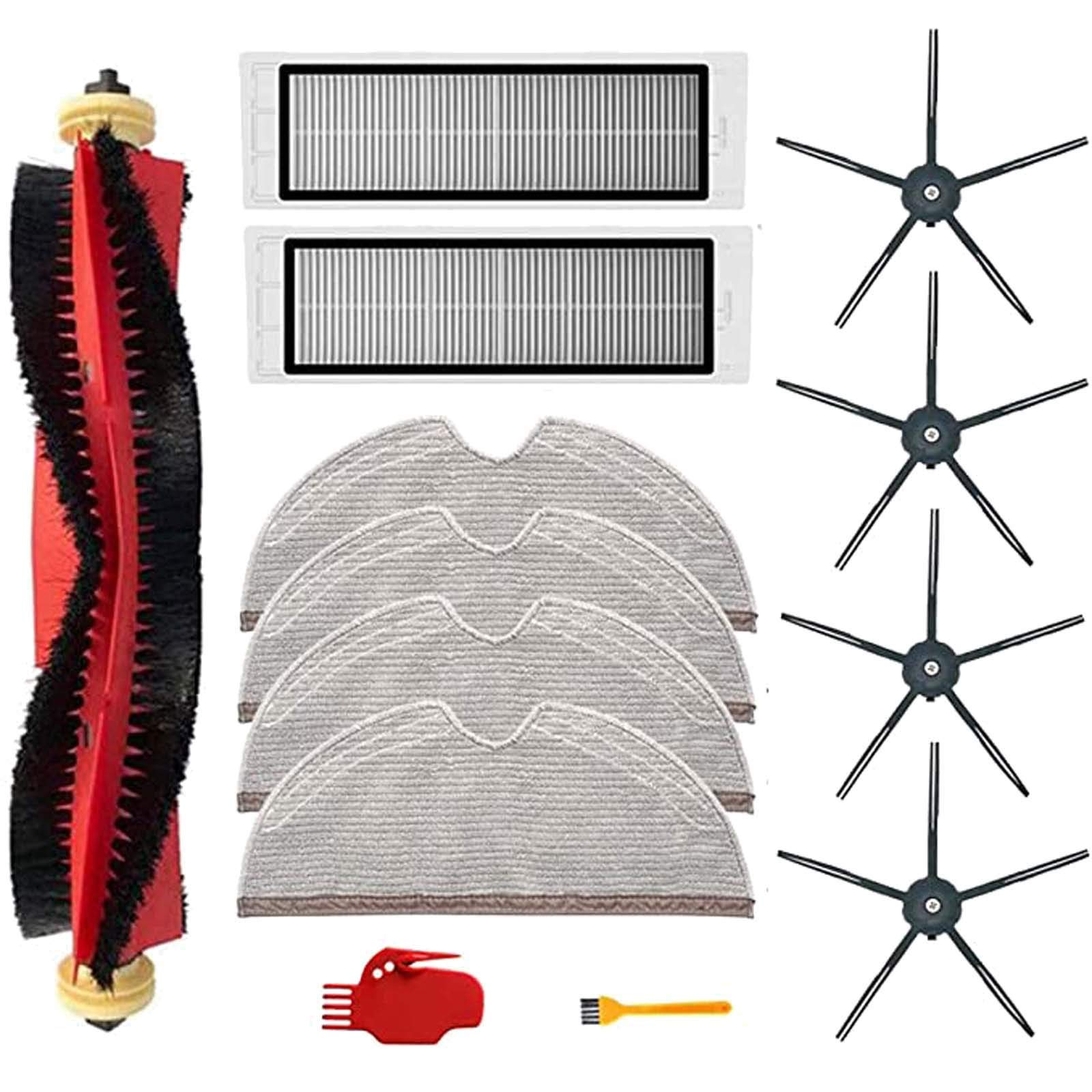 13-Piece Black Vacuum Cleaner Accessories Set - Home Cleaning Tools & Laptop Cleaning Kit (One Size) | Perfect for Deep Cleaning Carpets, Furniture & Electronics