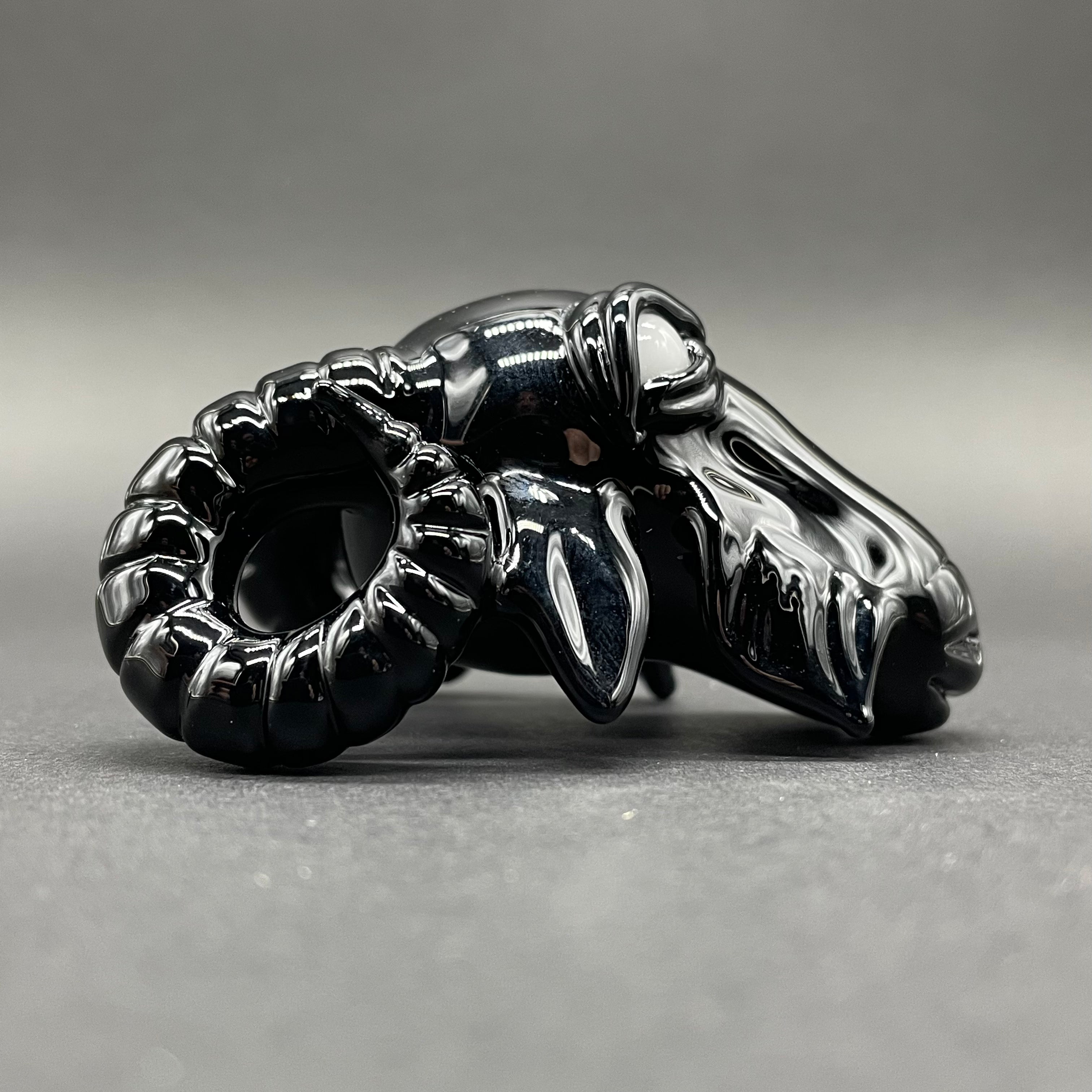 Black Philip Pendant Necklace - Gothic Horror Movie Inspired Jewelry for Fans of The Witch & Occult Fashion | Perfect for Halloween Costumes, Cosplay & Dark Aesthetic Outfits