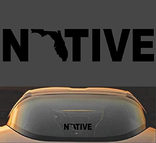 9-Inch Florida Native Vinyl Decal Sticker - Waterproof & Durable for Cars, Laptops, Windows & More