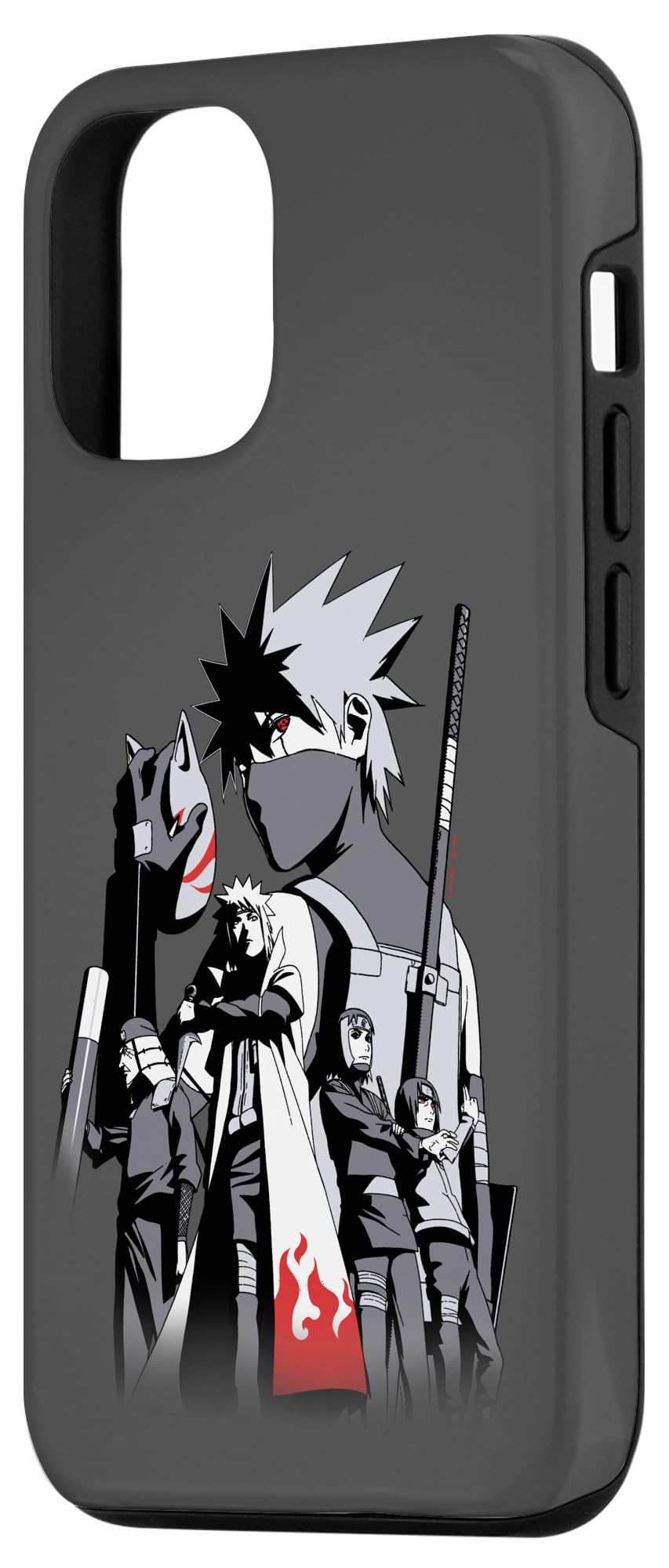 Naruto Shippuden Kakashi & Team 7 Anime Phone Case for iPhone 12/12 Pro - Durable Protective Cover for Fans | Perfect for Cosplay, Gift Giving & Anime Conventions