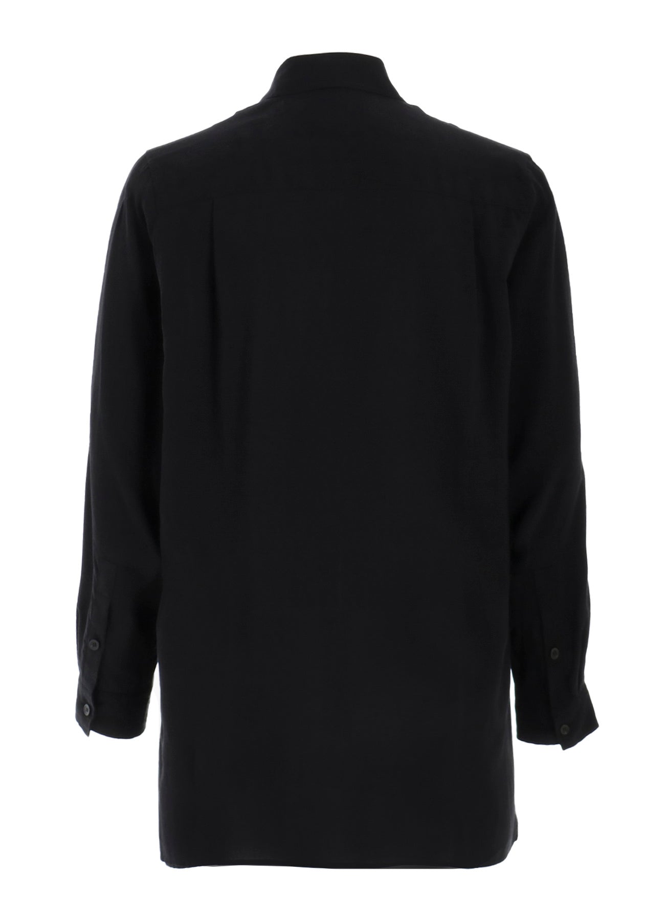 CM Cellulose Lawn Tab Collar Blouse - Women's Lightweight Summer Top for Office & Casual Wear