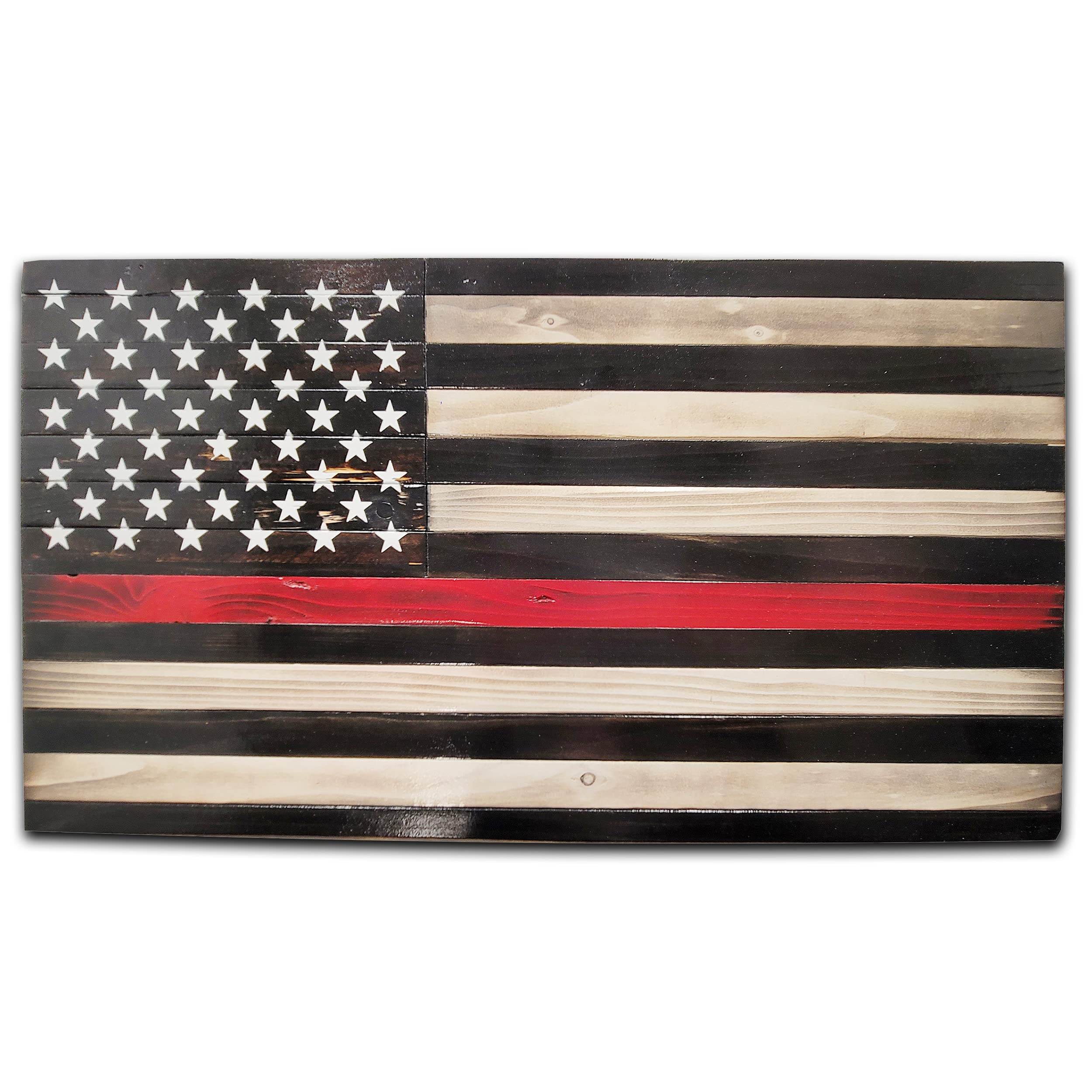 50 Stars Laser Etched Lord's Prayer Outdoor American Flag - Handmade Wooden Wall Art for Home Decor, Independence Day & Patriotic Display - Black & White USA-Made by Pioneer Pacific Flags (3Ft Large Size) - Perfect for Living Room, Church, Office & Front Porch Décor