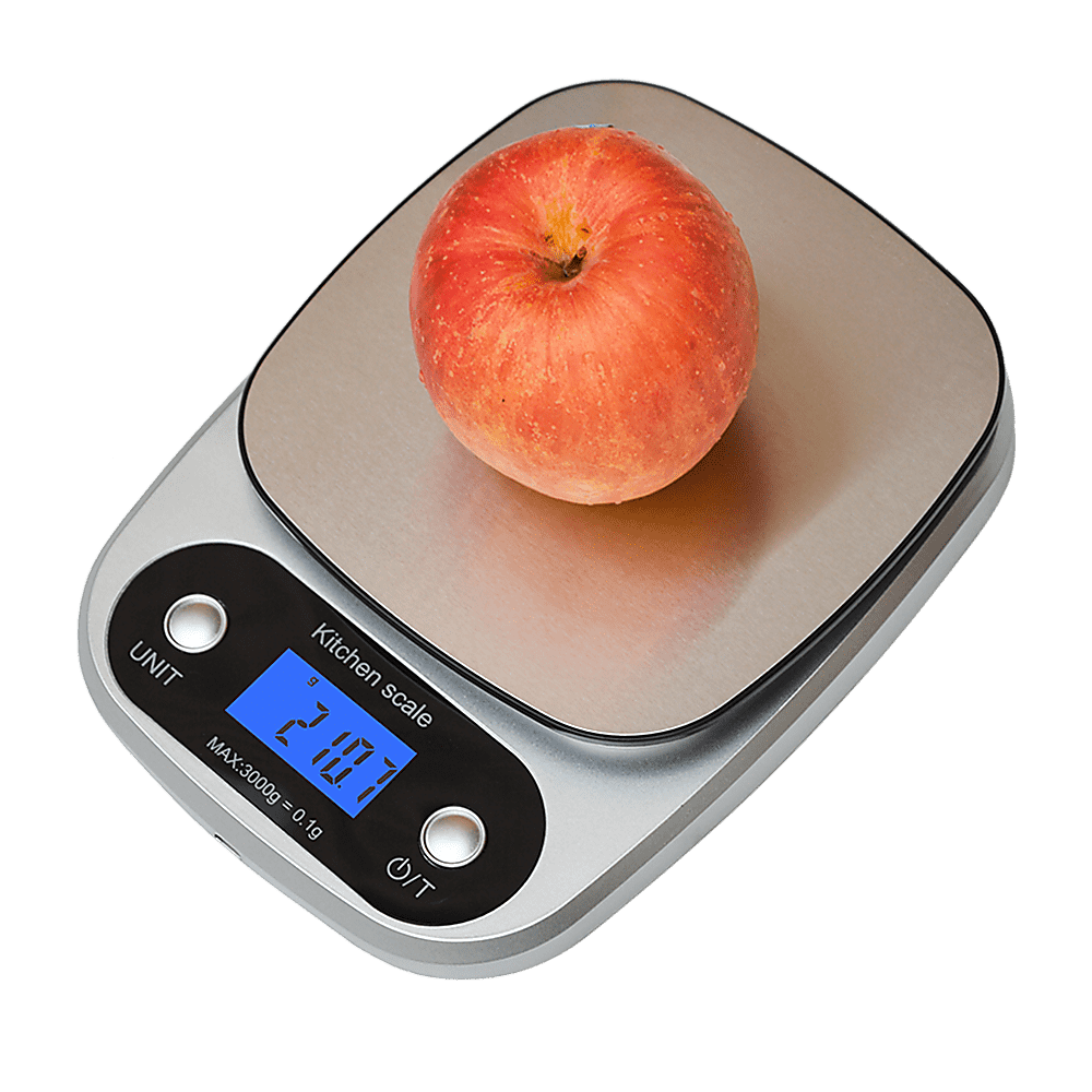 0.1g High Precision Digital Kitchen Scale - 3KG Rechargeable Food Scale for Baking, Cooking, and Portion Control | Perfect for Home, Restaurant & Meal Prep